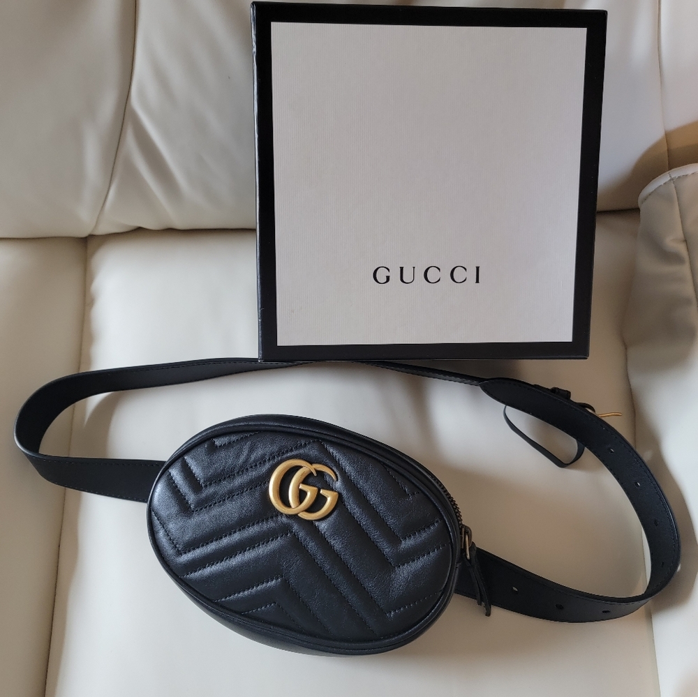 GUCCIGG Marmont Matelasse Belt Bag - Picture 1 of 1